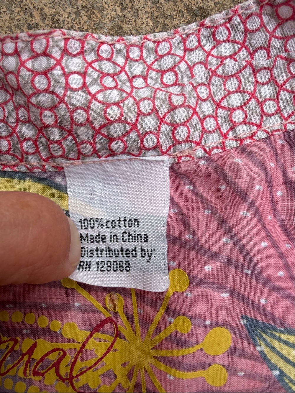 Patchwork Floral Button-Up Shirt - Multicolor - Picture 7 of 7